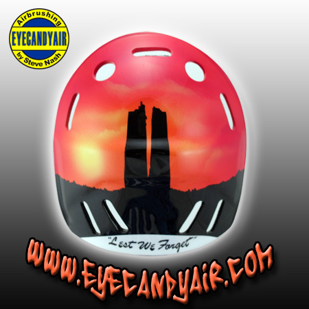 Vimy Rudge tribute Itech goalie mask by EYECANDYAIR