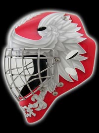 EYECANDYAIR custom painted goalie mask art
