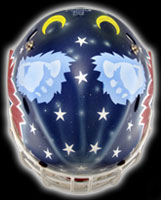 EYECANDYAIR Goalie Mask Airbrush Painting for hockey helmets