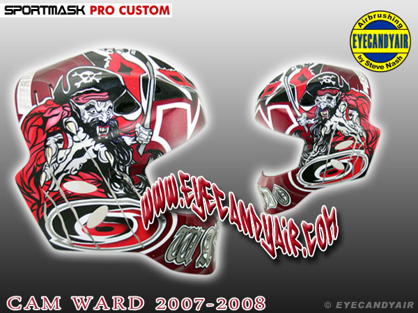 Cam Ward Pirate 2007 Mask Sportmask EYECANDYAIR