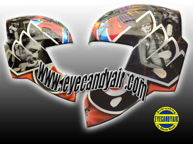 Painted Pro's Choice Goalie Mask by EYECANDYAIR