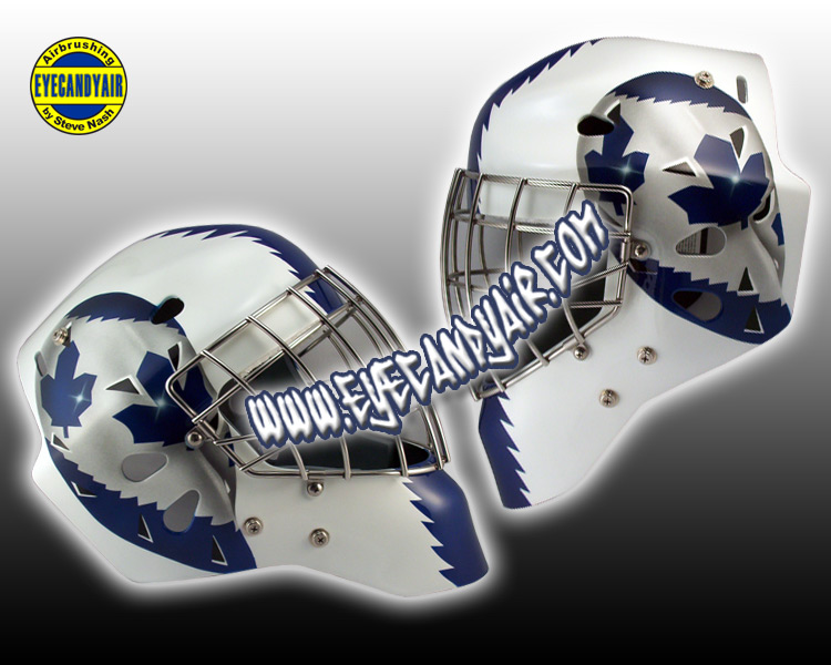 Custom Painted Sportmask Goalie Mask by EYECANDYAIR