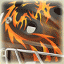 fire dragon phoenix Custom Painted airbrushed Goalie Mask