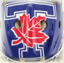 University of Toronto Varsity Bolues Goalie Mask Airbrushed by Steve Nash EYECANDYAIR