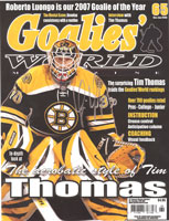 Tim Thomas Goalies World EYECANDYAIR paint job